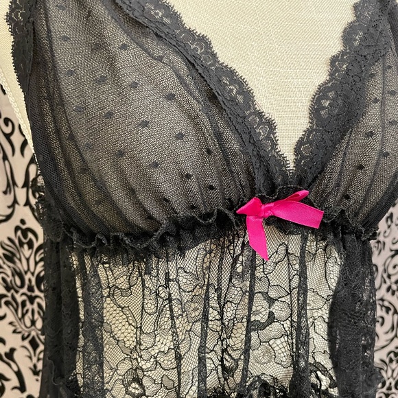 Baby doll lingerie top - Picture 3 of 8